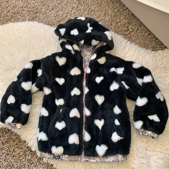 Betsey Johnson toddler girls reversible jacket sz 4T - Picture 2 of 4